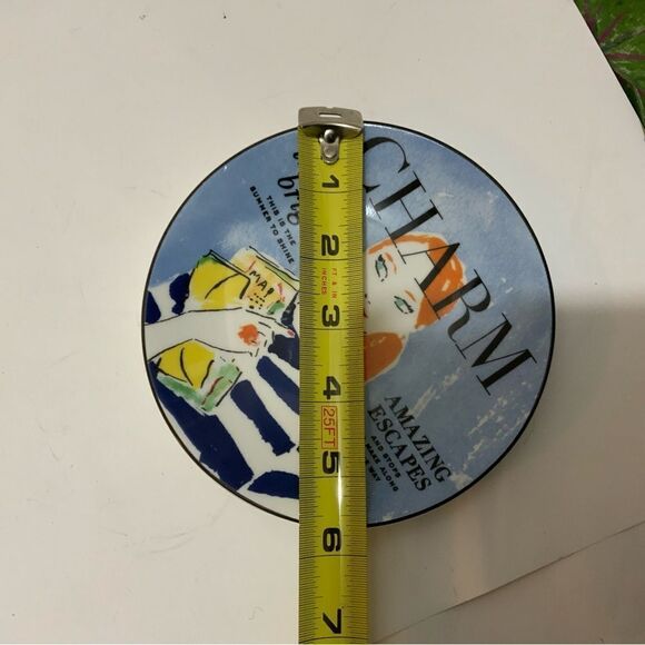 Kate spade New York Lenox Porcelain Make Headlines Appetizer Plate Tidbit G13 - Picture 5 of 5